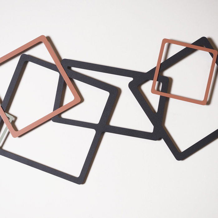 Wallity APT753LSGSWR Accesorio decorativo de pared de metal